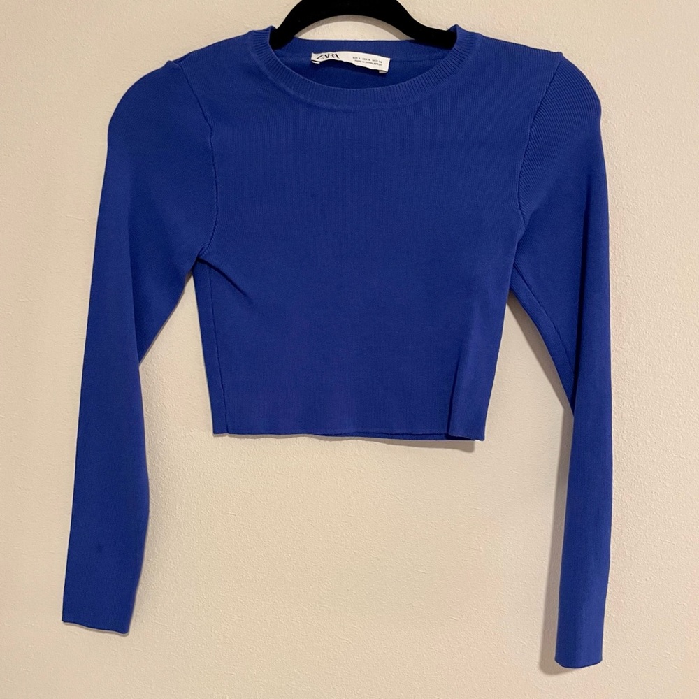 Zara blue sweater